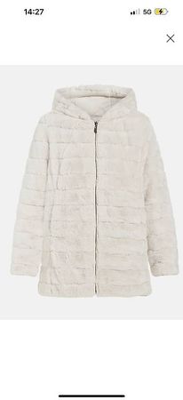 Winterjacke in Felloptik
