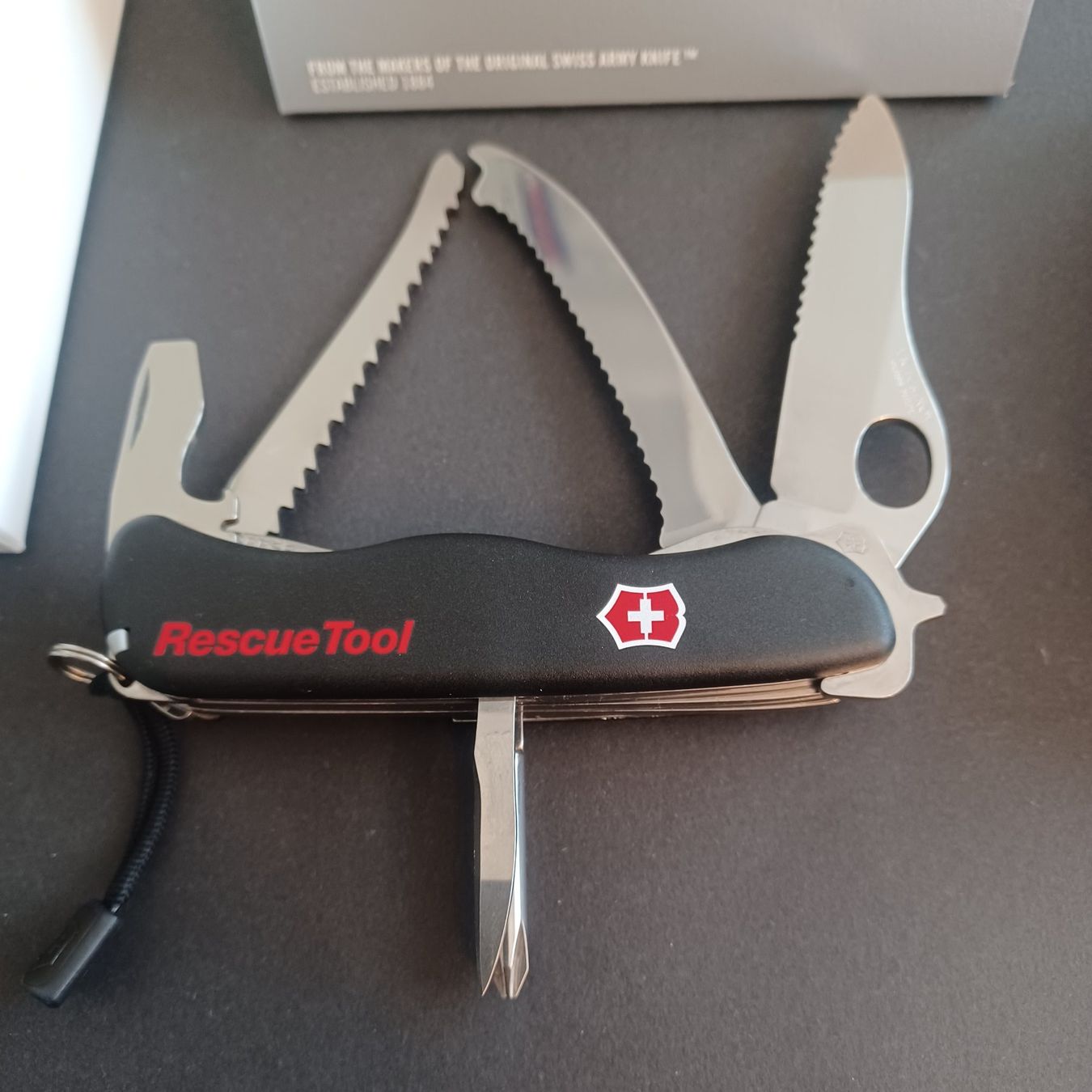 Victorinox Taschenmesser: Victorinox Rescue Tool Schwarz...Rar – Neu und originalverpackt aus Balgach von FENDIE 2