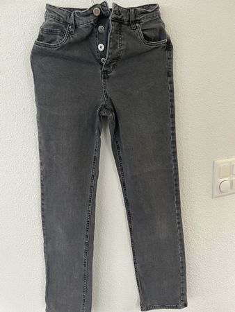 Jeans 36 Cotton on schwarz stretch straight leg