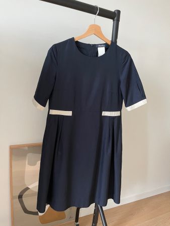 Freizeitkleid Max Mara dunkelblau Gr. 36