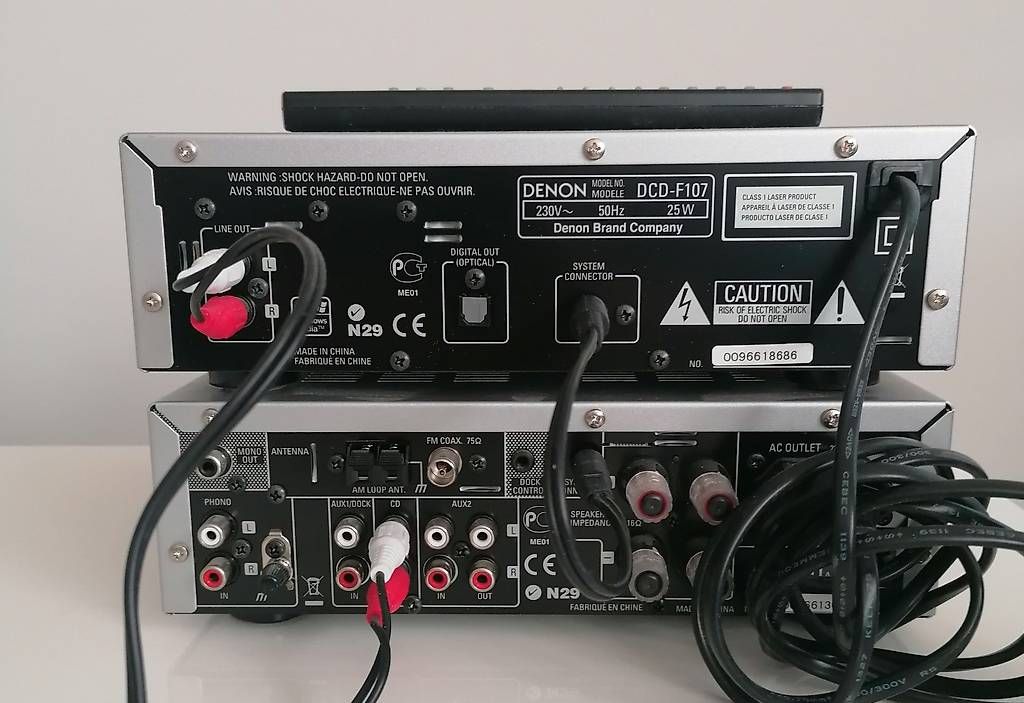 Receiver: Denon Receiver +CD DRA-F 107 + DCD-F107  – Gebraucht aus Agno von Tonygre 1
