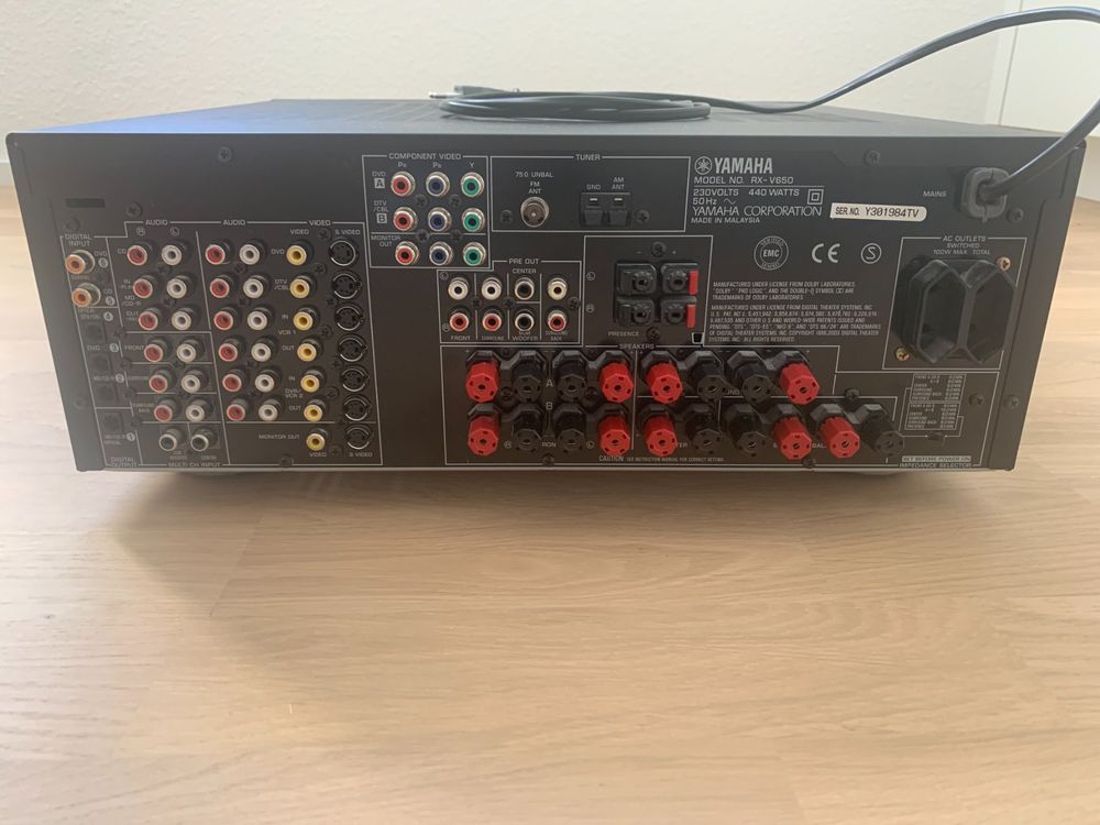 AV Receiver RX-V650 Yamaha/Canton Boxen System Take-5 movie (Gebraucht ...