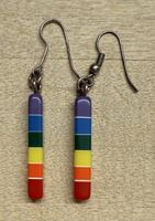 Regenbogen Ohrringe - Farbige Hingucker für den Sommer!