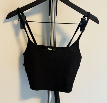 Top noir à bretelles fines tally weijl - Été! Taille S
