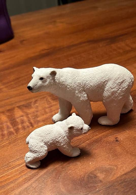 Figuren: Schleich Eisbär mit kleinem Eisbär  – Gebraucht aus Uster von cut_7g79