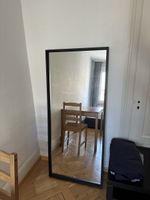  Spiegel, schwarz, 65x150 cm – wie neu