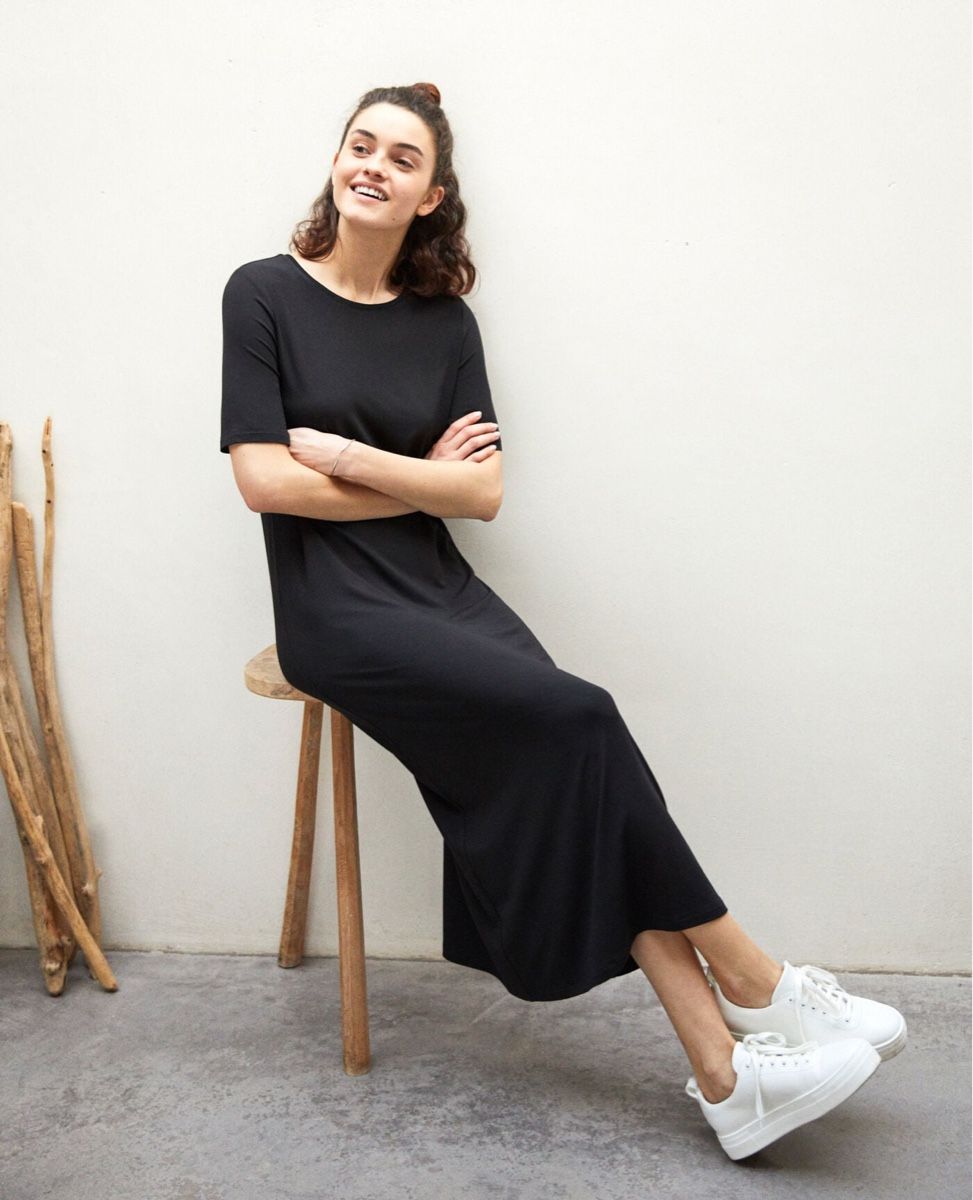 Comptoir des Cotonniers Kleider: Robe comptoir des cotonniers noire – Neu (gemäss Beschreibung) aus Prilly von ste_fani 4