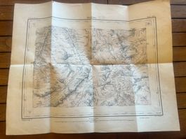 Carte Scaletta, Kt. GR, 1884-1904, parfait pour collection!