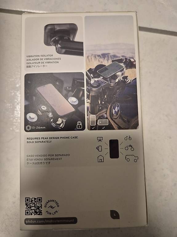 Supporti a parete: Peak Design Motorrad Vorbauhalterung schwarz – Usato da marly venduto da Leg_chipie21 1