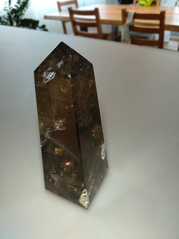 Mineralien & Heilsteine: Amethystspitze, Rauchquarzspitze – Gebraucht aus Rebstein von Dom-Grab_83 2