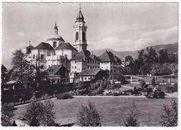 Solothurn St. Ursen-Kathedral mit Chantier -Anlage 1968