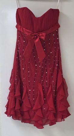  Abendkleid rot Gr XS
