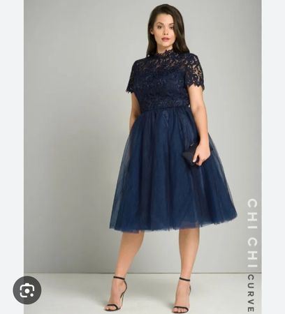 Cocktail kleid Chi chi London Curvy 18jk (CH Große 50)