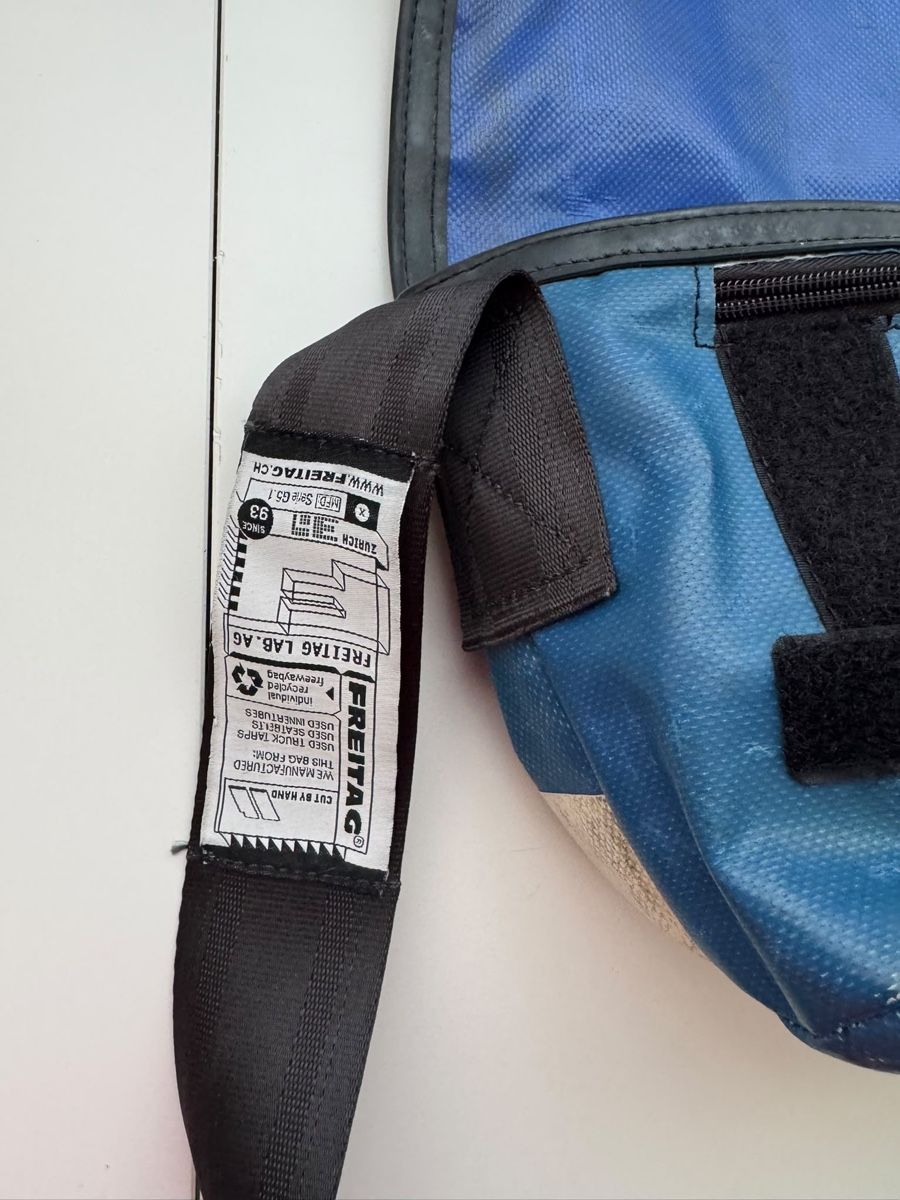Freitag Taschen: Freitag sacoche bleu beige  – Gebraucht aus Brügg BE von haj_9zhk 5