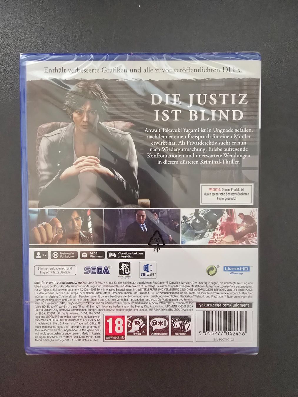 Giochi: Judgment für PS5 NEU! – Nuovo e nell'imballaggio originale da Chur venduto da 1996hiphop 1