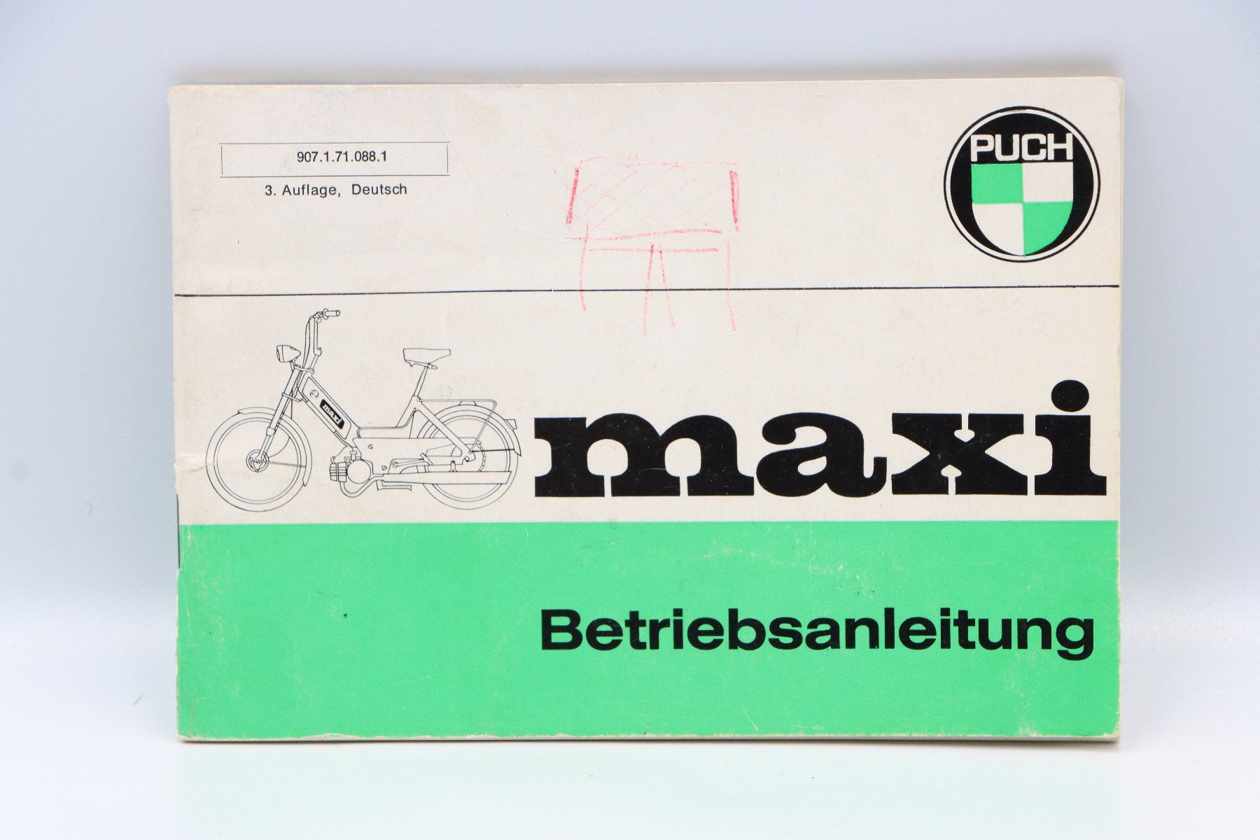 Puch Documenti: Puch Maxi 1971 Betriebsanleitung – Usato da Bühl b.Aarberg venduto da Collectorpassions