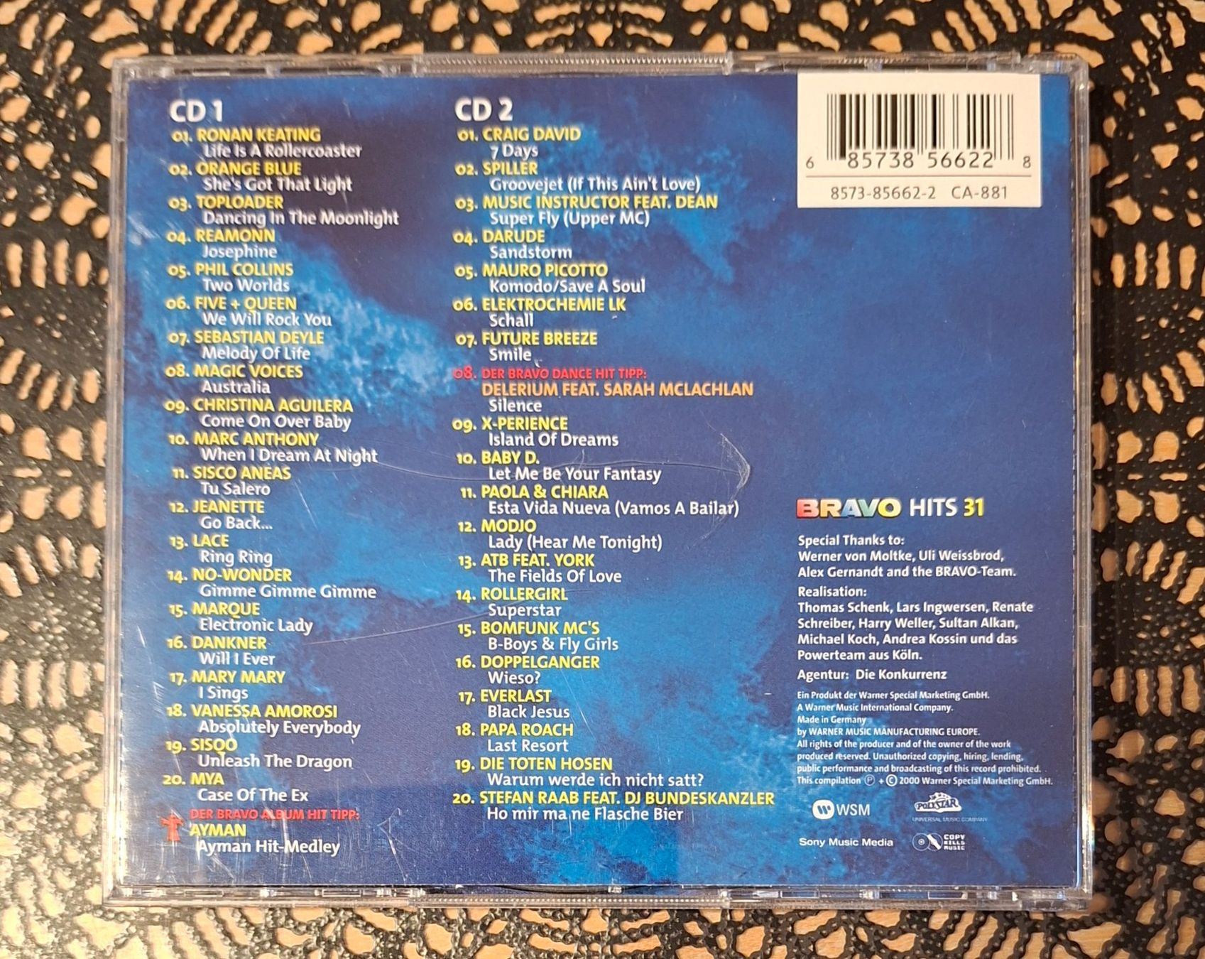 CD: Bravo Hits 31, Doppel CD, 2000, 2CD Hit Compilation, Sampler – Usato da Amriswil venduto da Celini3 1