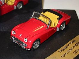 Triumph TR 3A Convertible 1959 rot * Vitesse 1:43