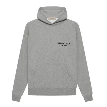 Essentials Fear of God Hoodie Dark Oatmeal - L