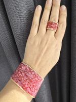 ❤️✨ Bague “Cœur de Braise” ✨❤️ fait main unique