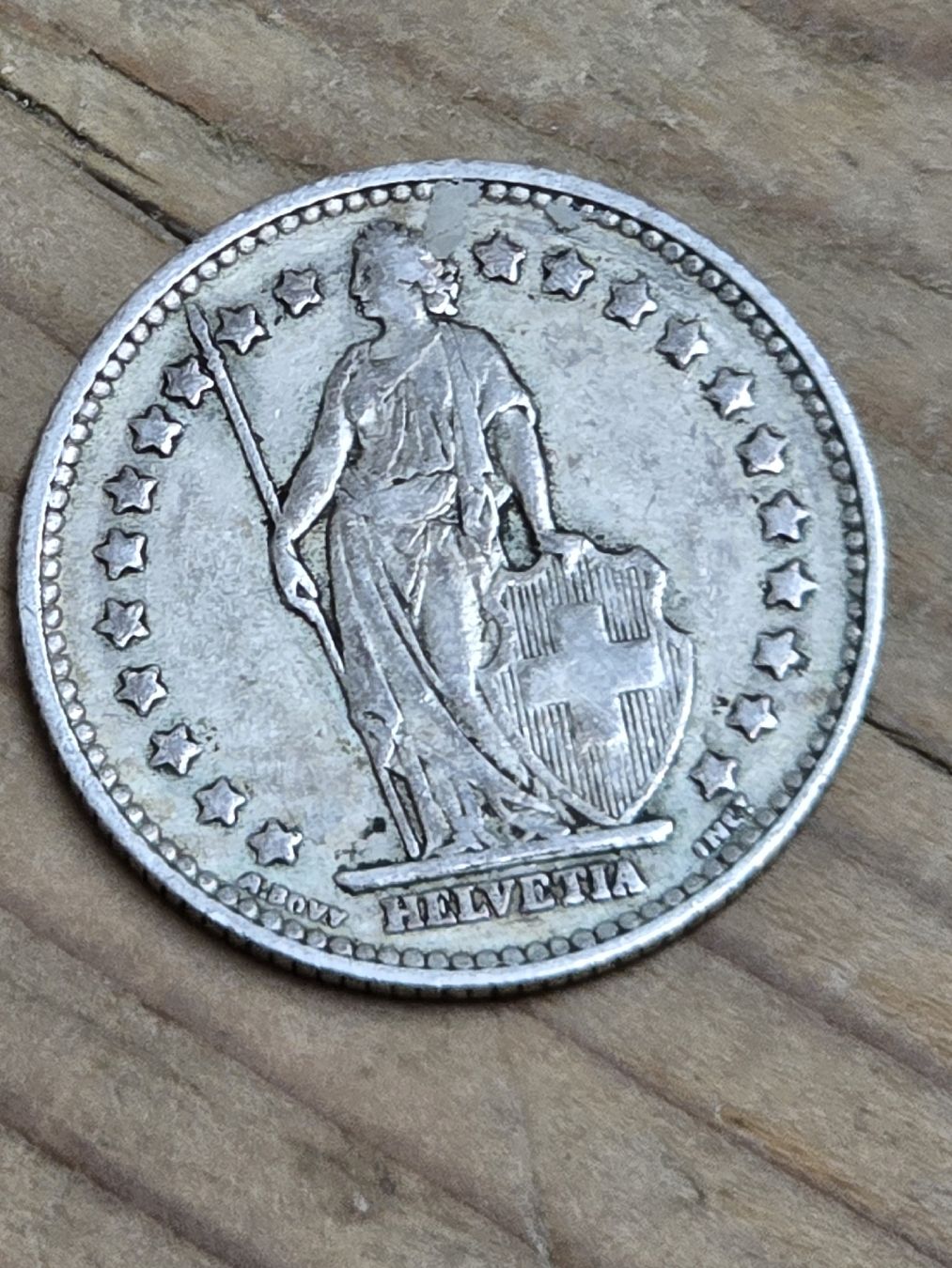 Toutes les monnaies: 1 Fr. 1934  Münze Silber gebraucht – D'occasion à Pfäffikon SZ par 26.4.14.17.25 3