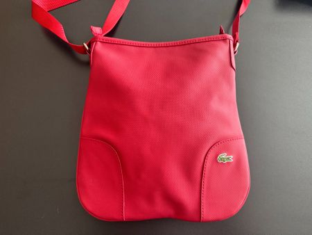 Sac bandoulière Lacoste rouge *