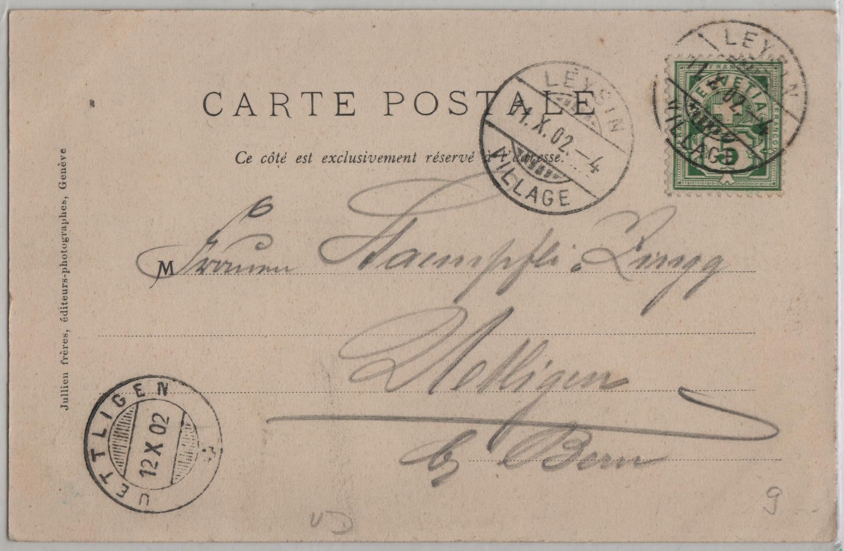 Cartoline postali: Leysin – Antico da Ettingen venduto da Kartenplanet 1