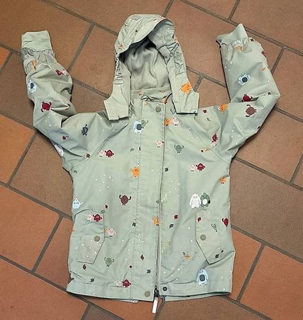 Gefütterte Regenjacke 110/116