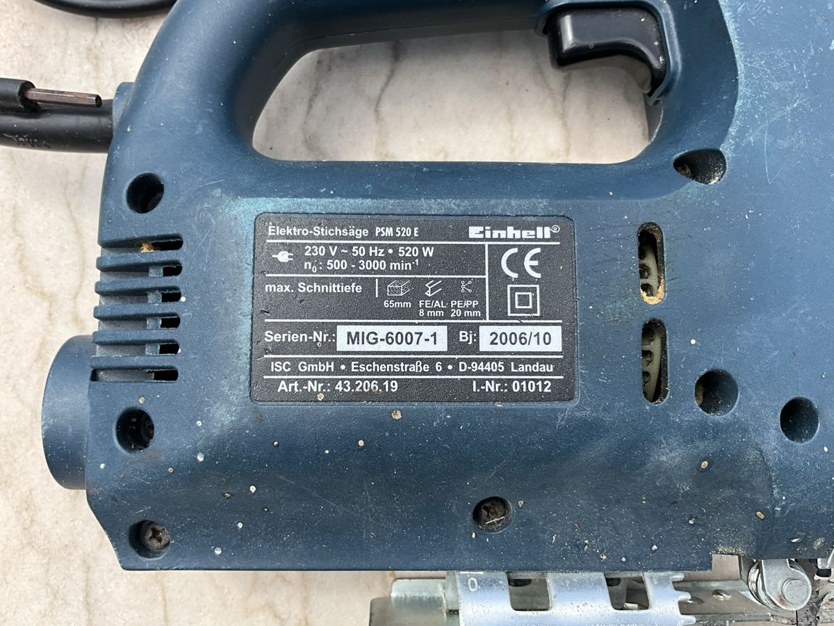 Einhell Toutes les machines: Einhell Elektro-Stichsäge PSM 520 E  – D'occasion à Thal par nocheli 3