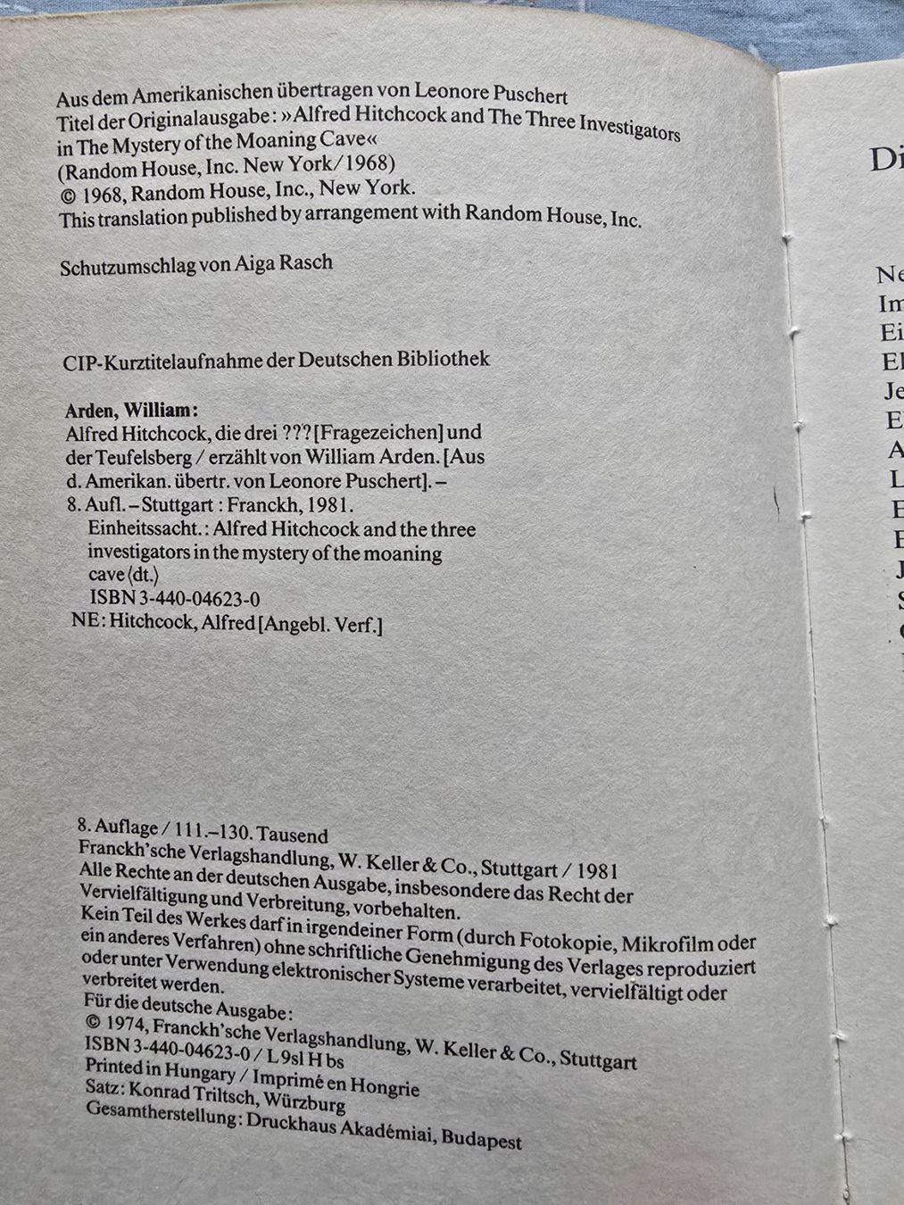 Libri: Die drei Fragezeichen ??? - und der Teufelsberg – Usato da Luzern venduto da silvermoon12 2