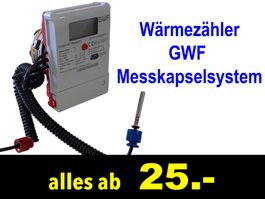 18. & 20. JUNI 🟡 Wärmezähler GWF THF 6mm 1,2m /369X
