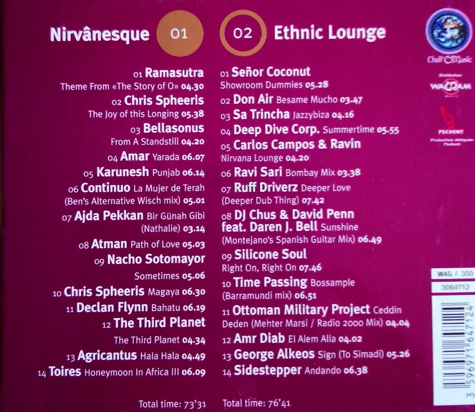 CD: NIRVANA LOUNGE - CLAUDE CHALLE - 2CD – Usato da Greifensee venduto da scharmant 1