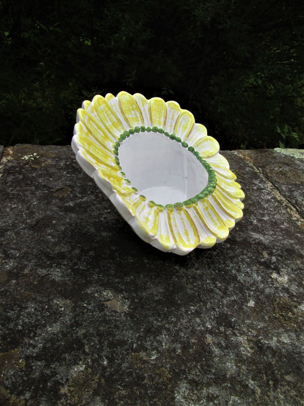 Vasen & Gefässe: Vase in Form einer Sonnenblume – Gebraucht aus Sementina von babucia