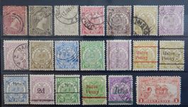 Transvaal British Lot mit alten Werten I