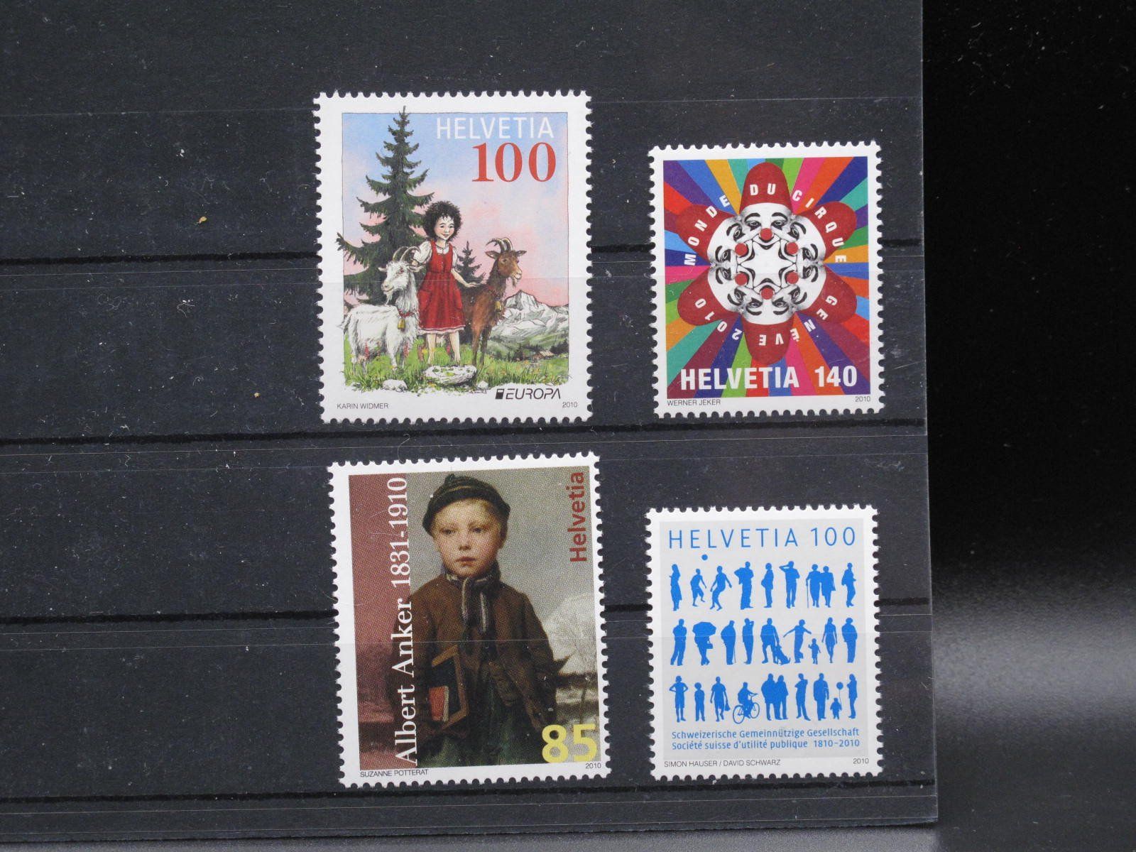 Alle Briefmarken: CH 2010 Heidi / Gemeinnützige Gesellschaft ** – Gebraucht aus Wil SG von fva01
