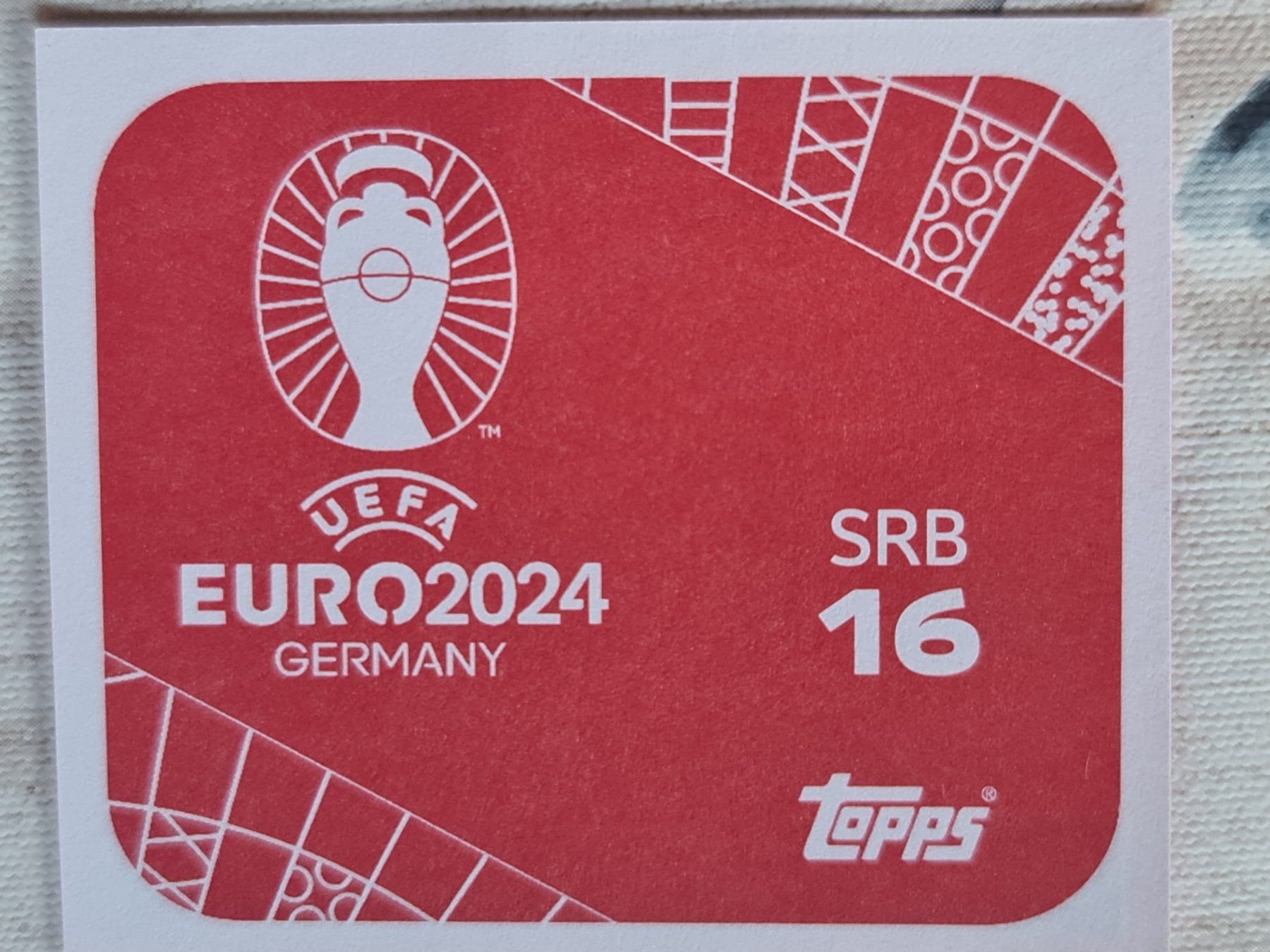 Topps Carte collezionabili: Topps EURO2024 SRB 16 – Nuovo e nell'imballaggio originale da Dintikon venduto da Prime-shop 1