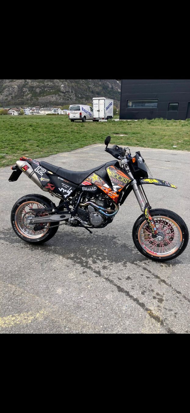 KTM Strada: KTM LC4 640 SM – Usato da Gampel venduto da lukasbruegger
