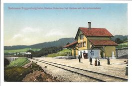 Station Schachen bei Degersheim (SG) Aergetenviadukt um 1912