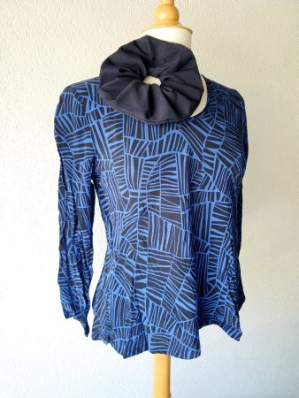 MASAI TUNIKA XS 34 BLUSE SHIRT TOP ZU JEANS , HAARGUMMI neu