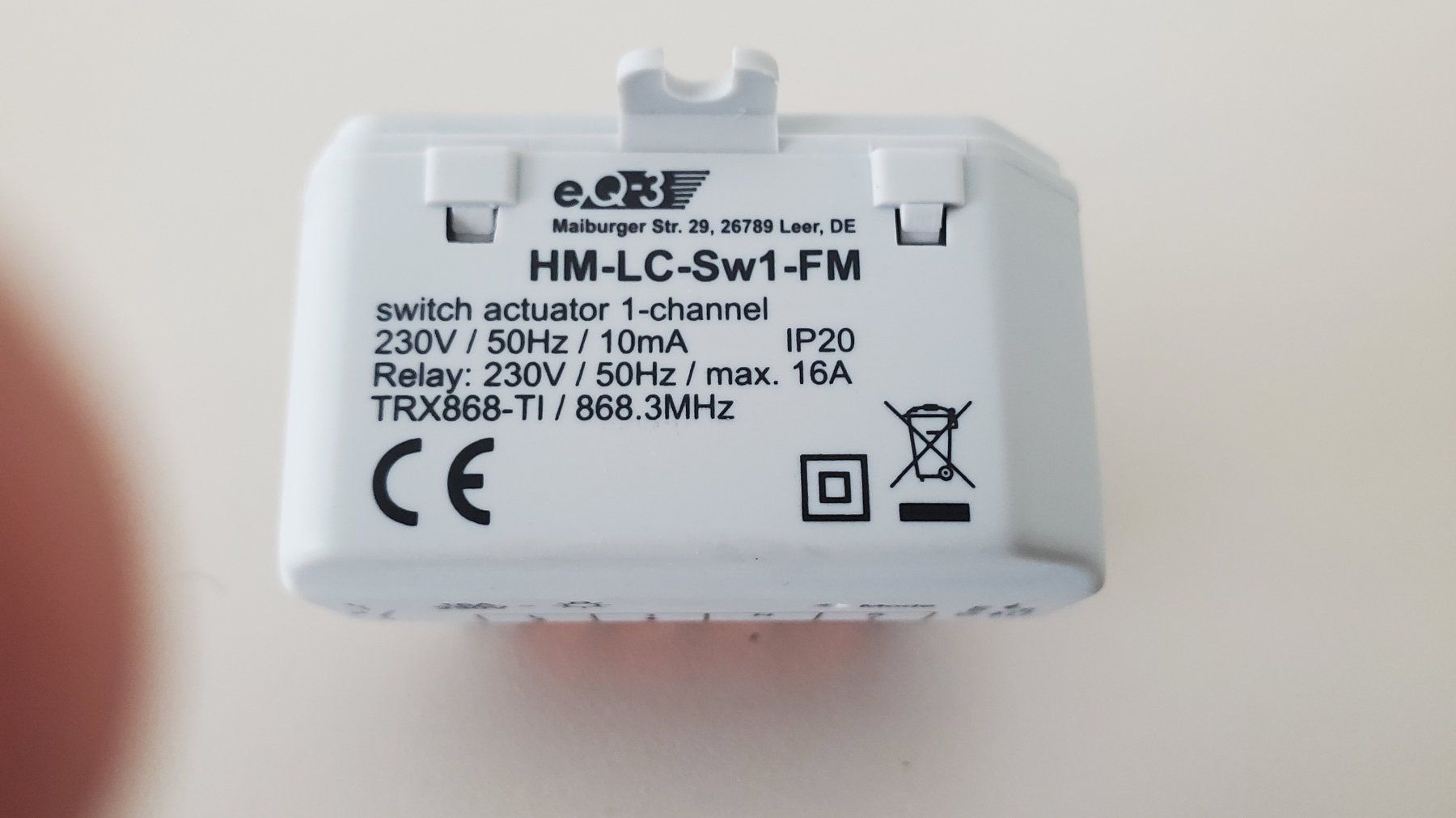 Homematic Interruttori: Homematic HM-LC-Sw1-FM – Usato da Dättwil AG venduto da Wintech 1