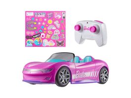 Barbie RC Cabrio pink inkl. Stickerbogen und Fernbedienung