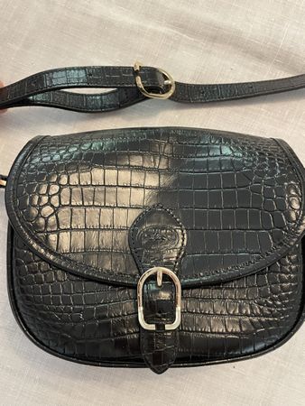 Longchamp Leder Crossbody Tasche