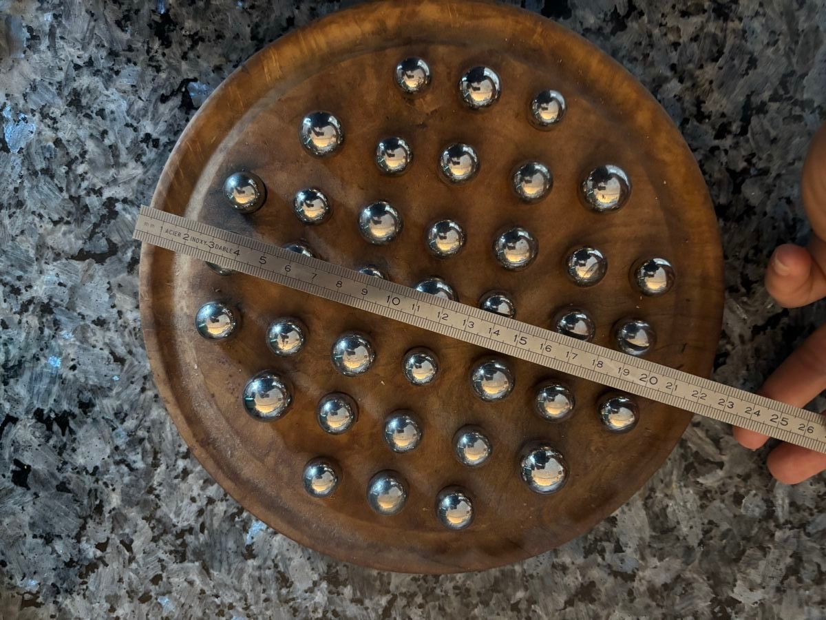 Giochi: Holz-Solitär Spiel mit Kugeln – Usato da Würenlos venduto da Ashley24 2