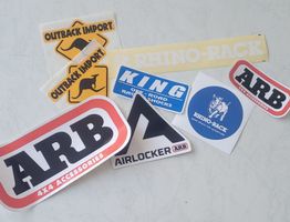 Autocollants off road, 4x4, 8 pièces ARB Etc....