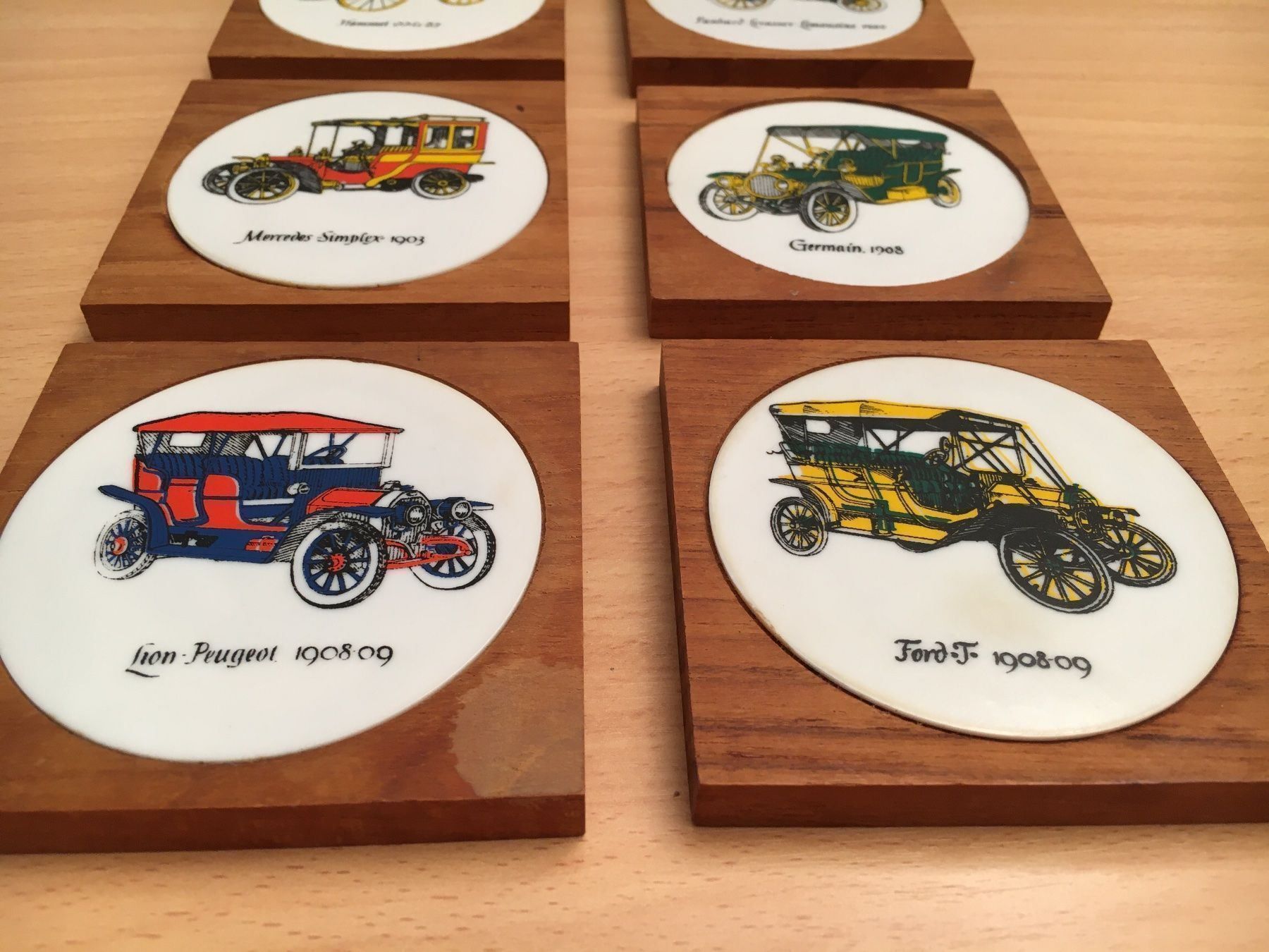 Sottobicchieri: 6 Untersetzer mit Oldtimer von 1886-1909 – Usato da Luzern venduto da Jiggy_8898 3