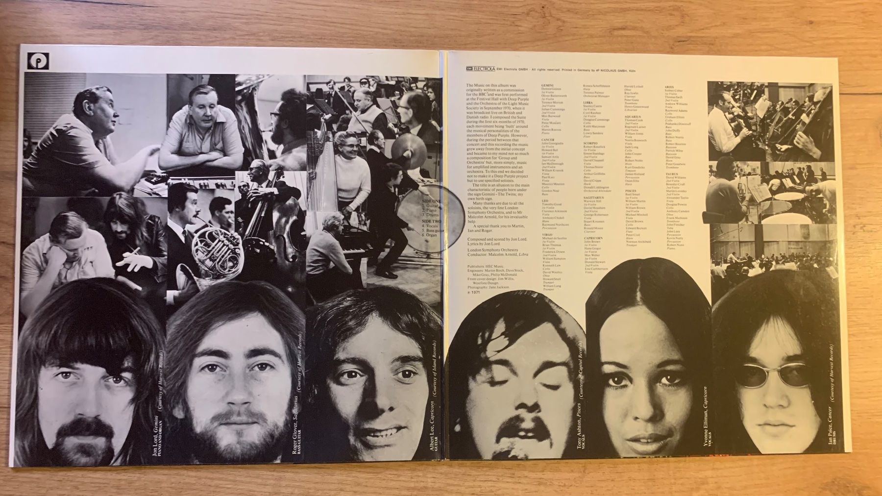 Dischi in vinile: JON LORD - GEMINI SUITE...OG GER 1971...VG+/VG++ – Usato da Gals venduto da Diskopat 2