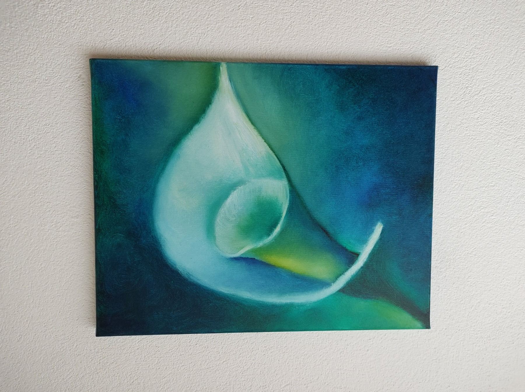 Dipinti: Gemälde - Blume auf Leinwand – Nuovo (secondo la descrizione) da Weite venduto da Uhu36uhu