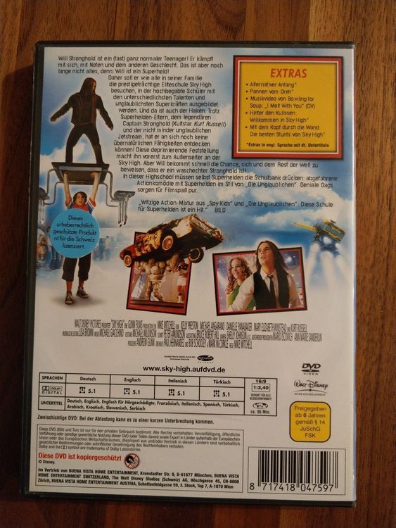 Sky High - Diese Highschool hebt ab [Blu-ray] [Import allemand