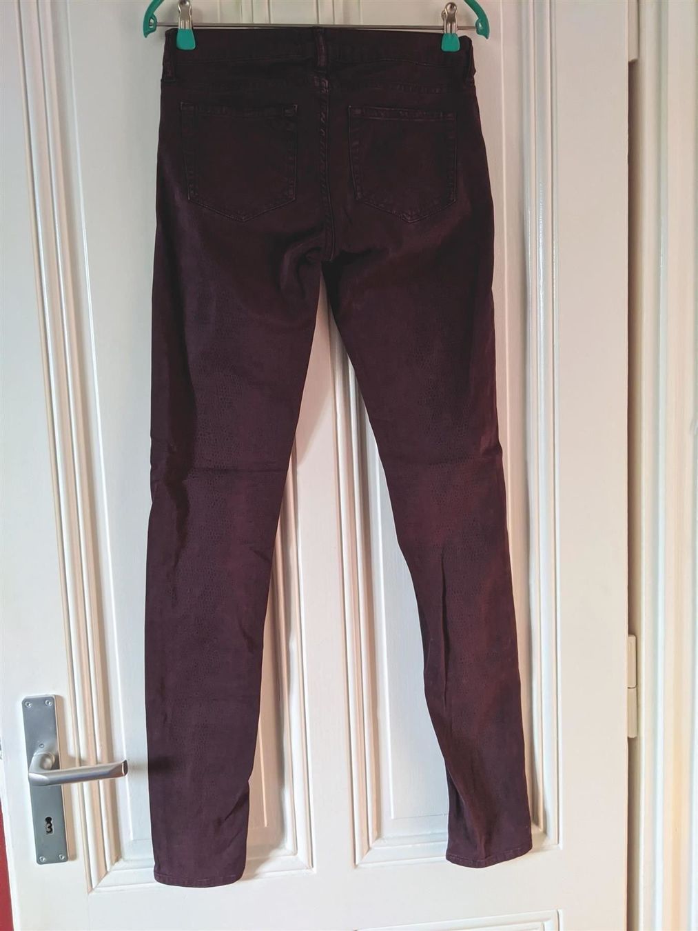 Kooples Jeans: THE KOOPLES : Jean python bordeaux lagenlook 34-36 – Neu (gemäss Beschreibung) aus Petit-Lancy von lilycerise 3