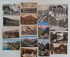16 Stk. Alte / Vintage Postkarten Sammlung Schweiz,
